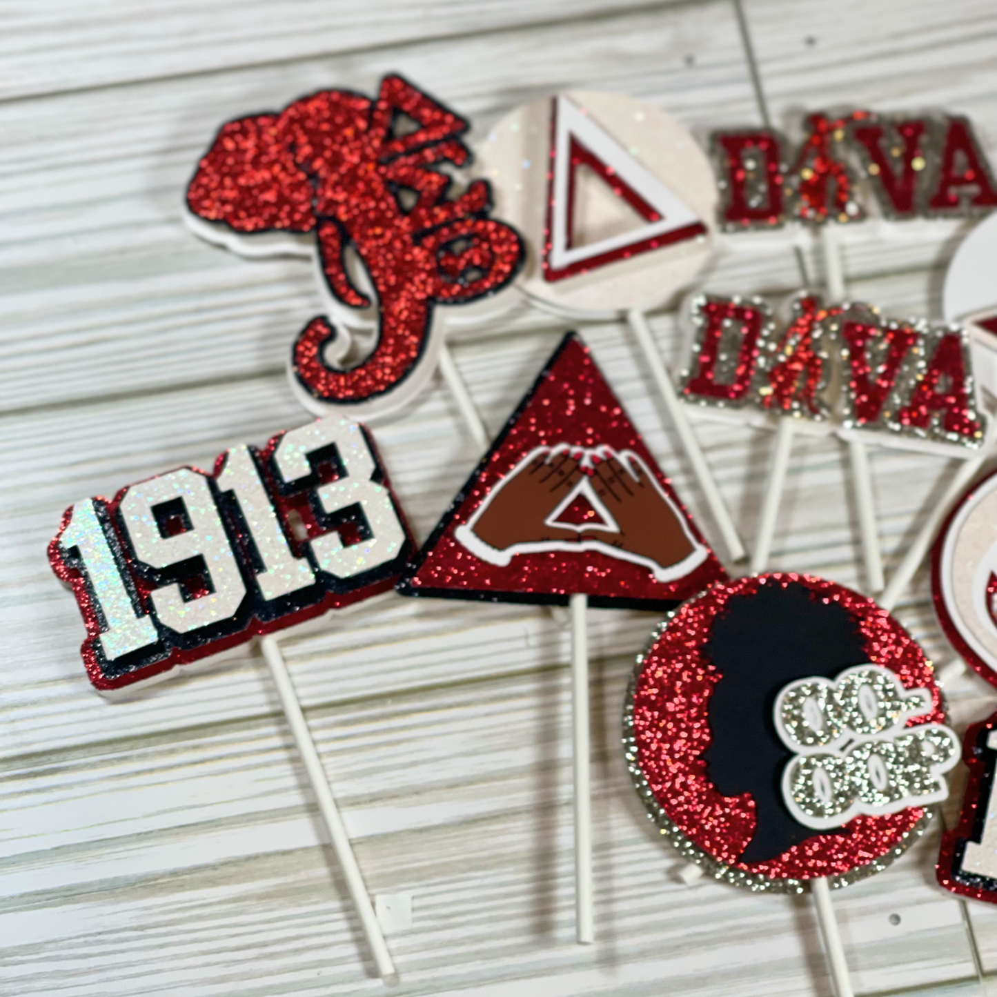 Cardstock Cupcake Toppers