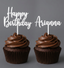 Acrylic Cupcake Toppers - Name Only (1 Layer)