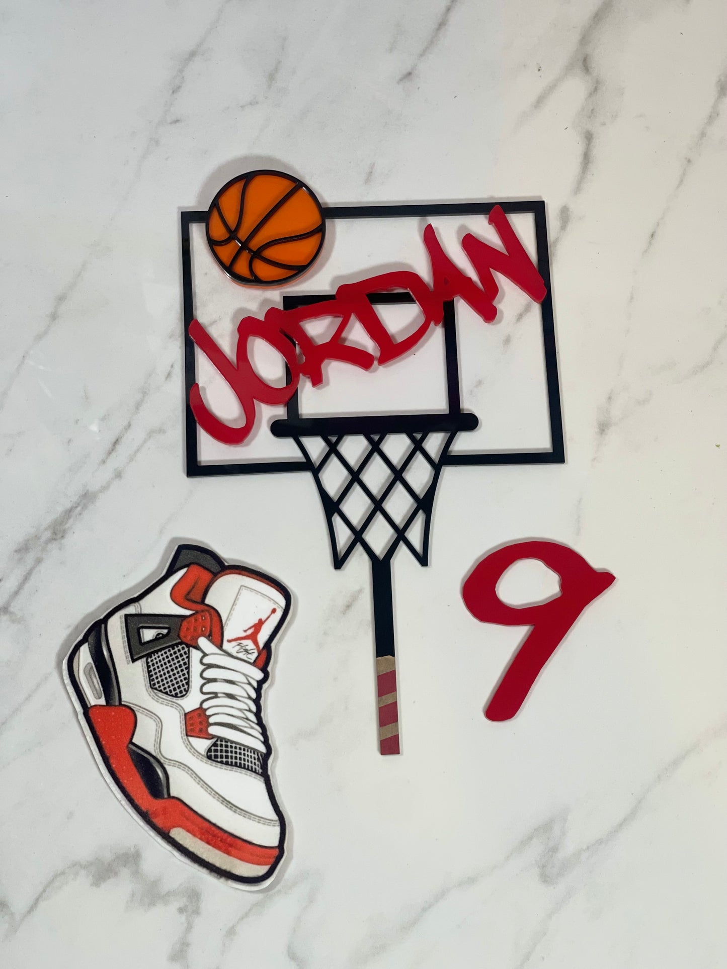 Cake Topper and Plaque (Set)