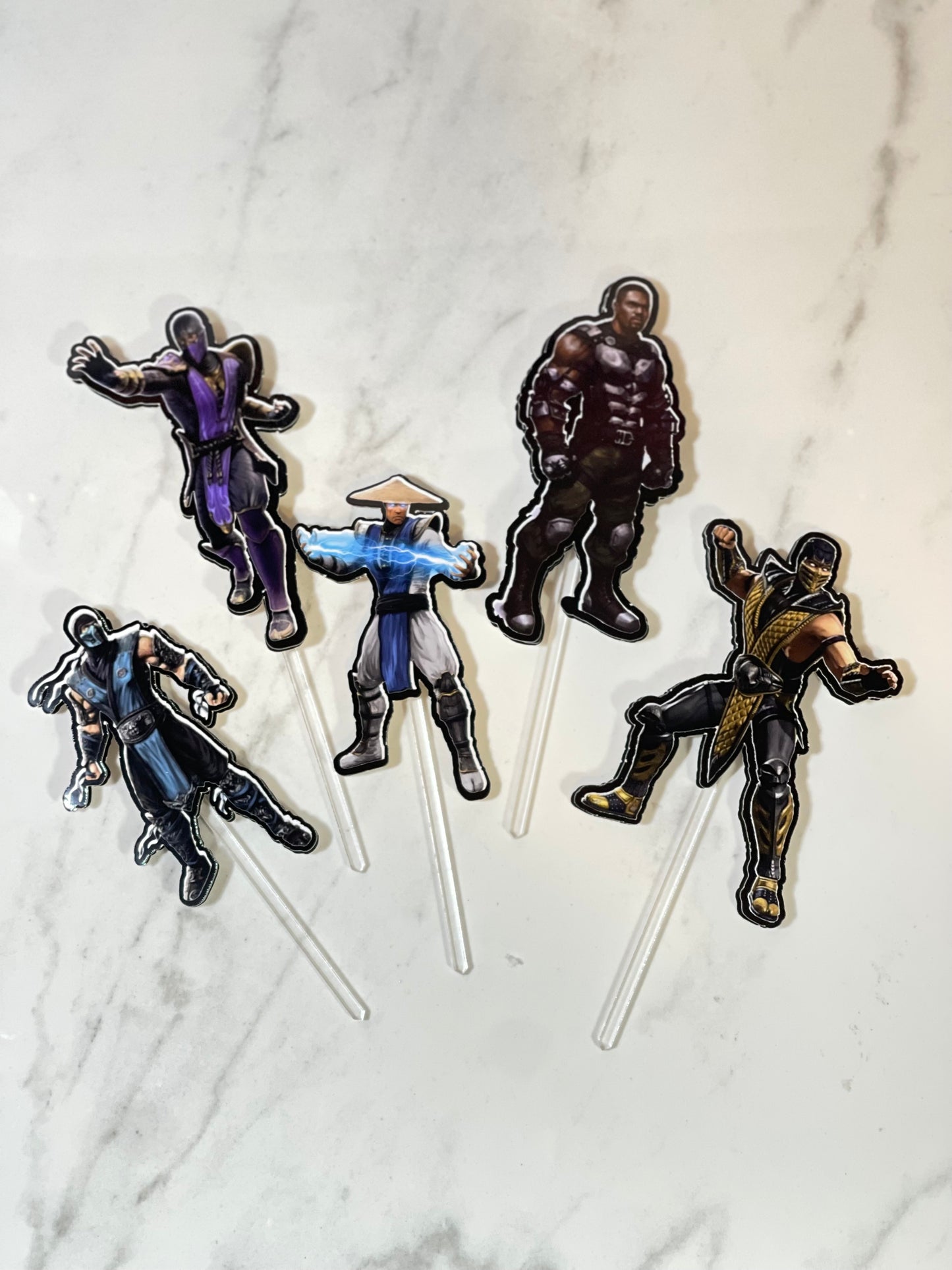 Cardstock Mini Cake Toppers