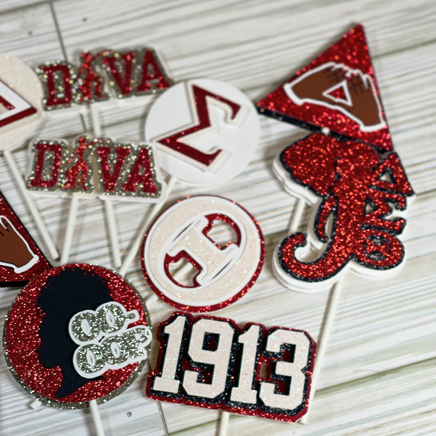 Cardstock Cupcake Toppers