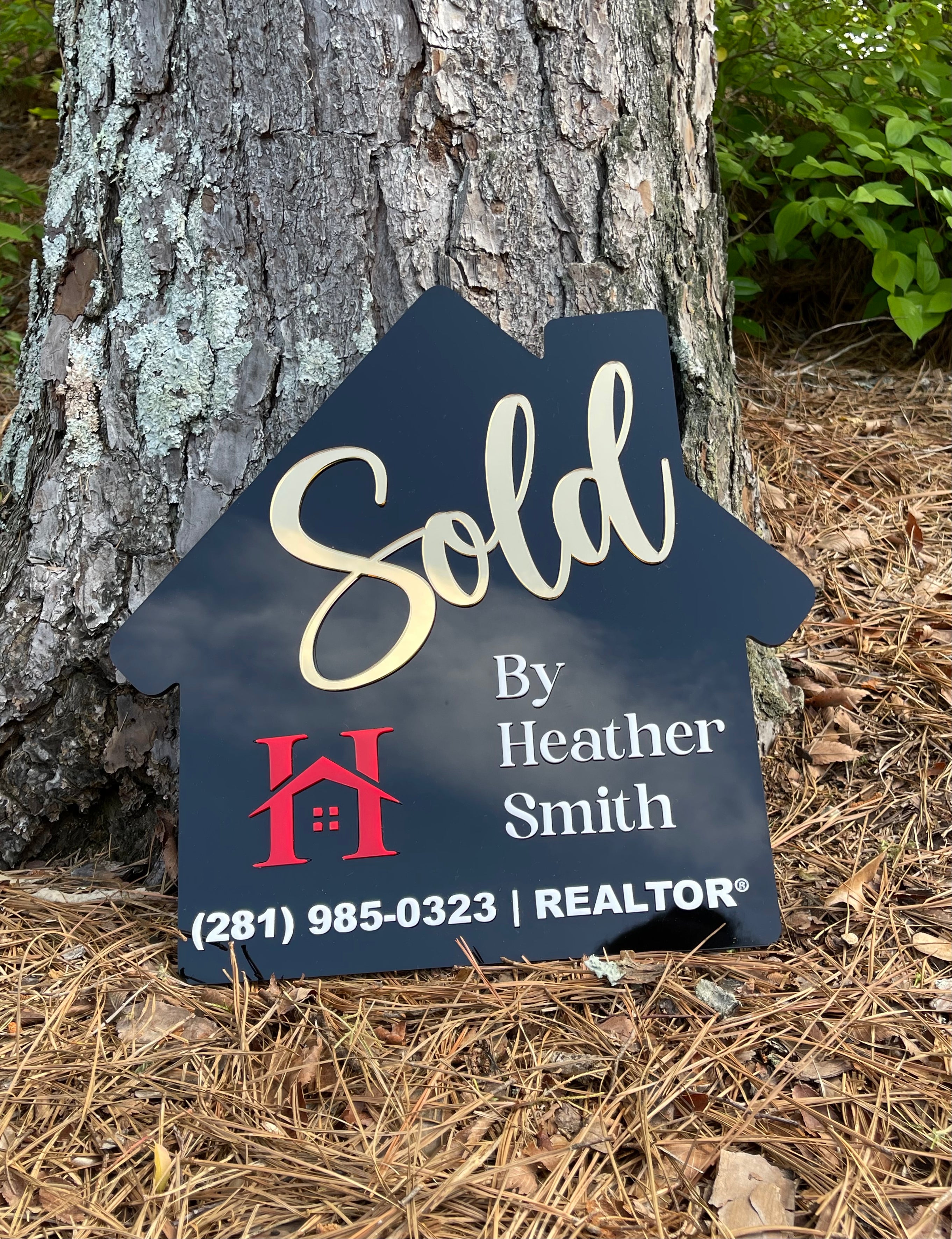 Realtor SOLD House Sign Main image