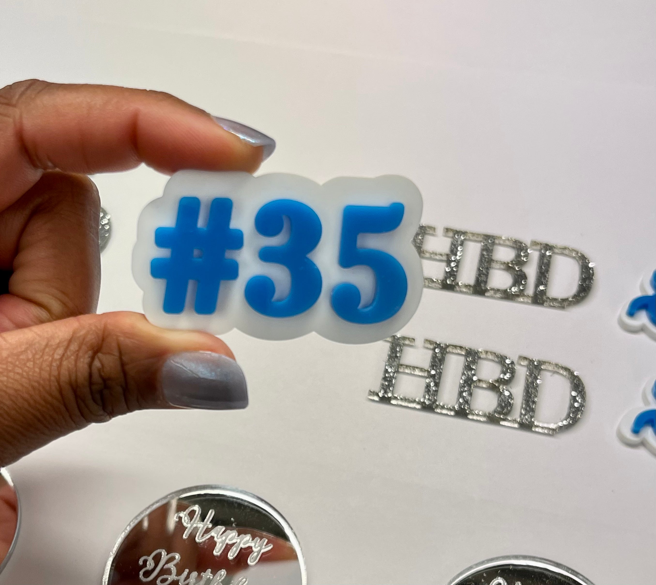 Cupcake Letter Charms (Double Layer) Secondary image