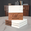 Personalized Acacia Wood & Marble Coasters