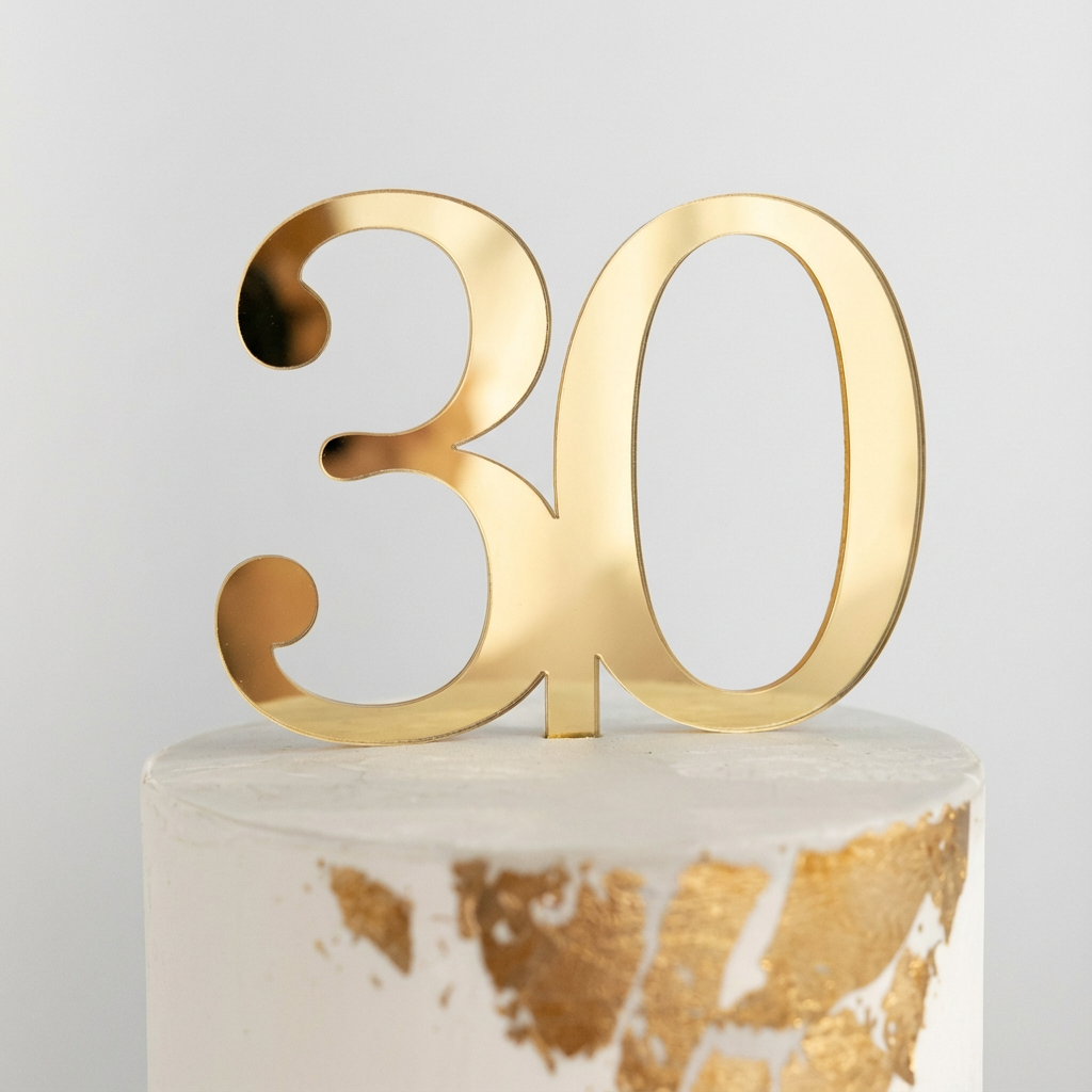Acrylic Number Topper Main image