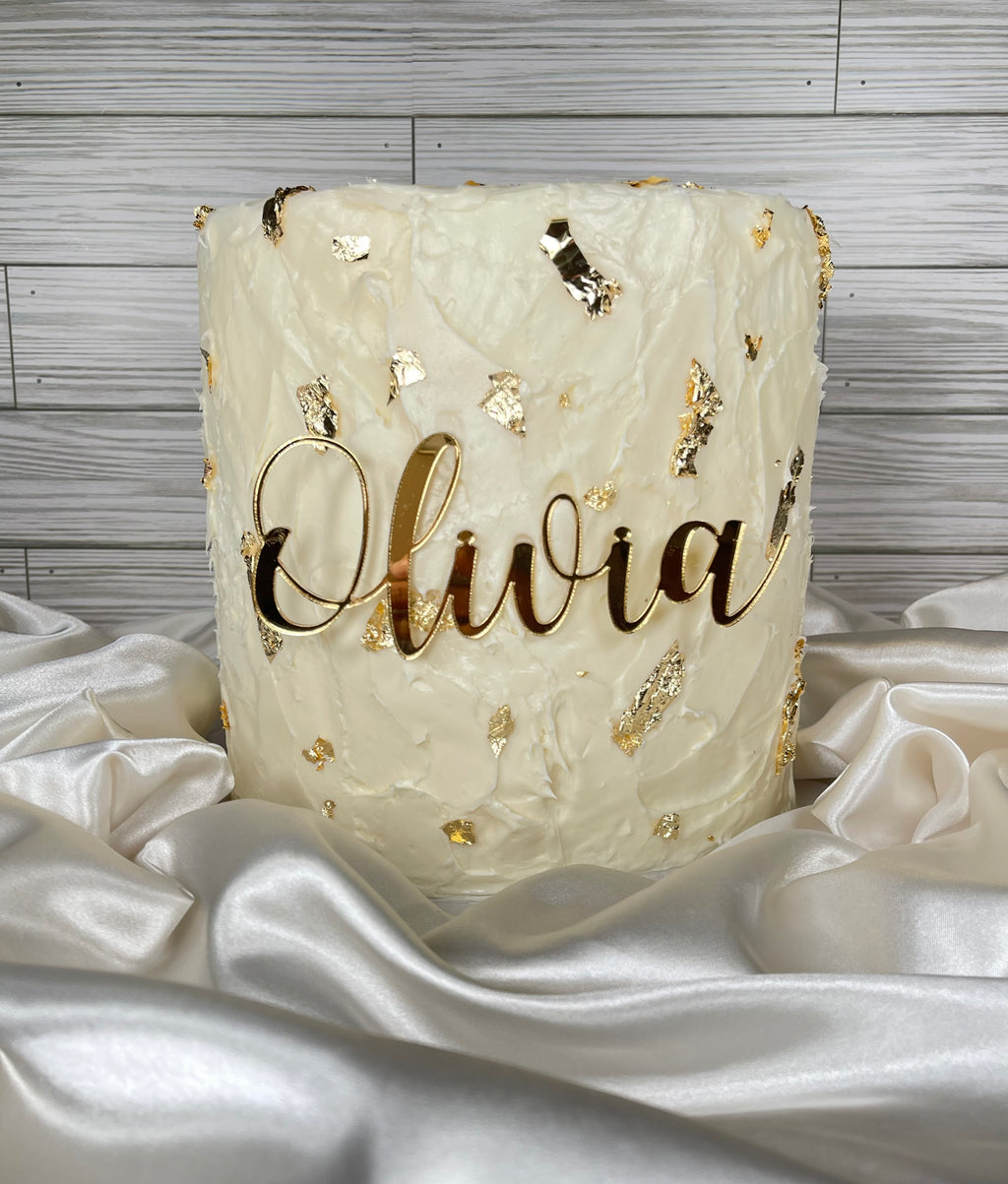 Acrylic Cake Charm