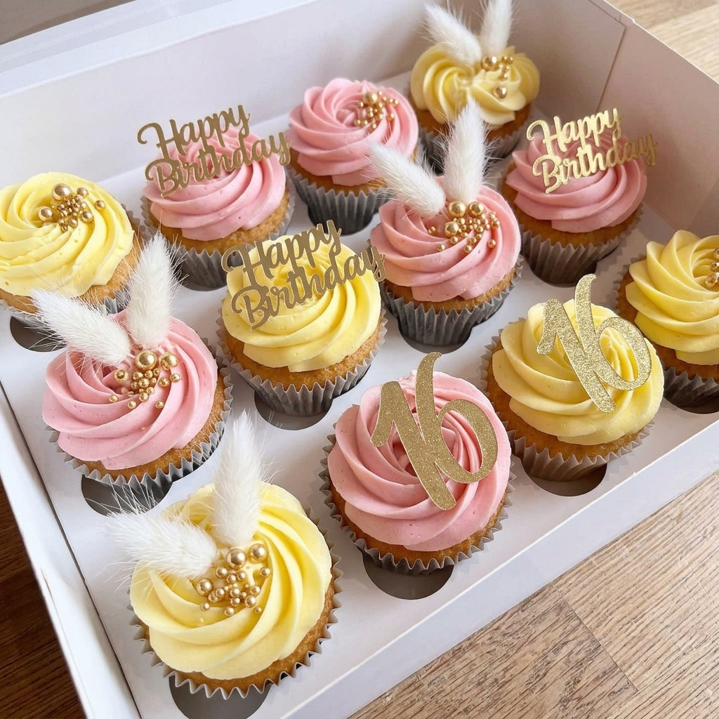 Cardstock Cupcake Charms Main image
