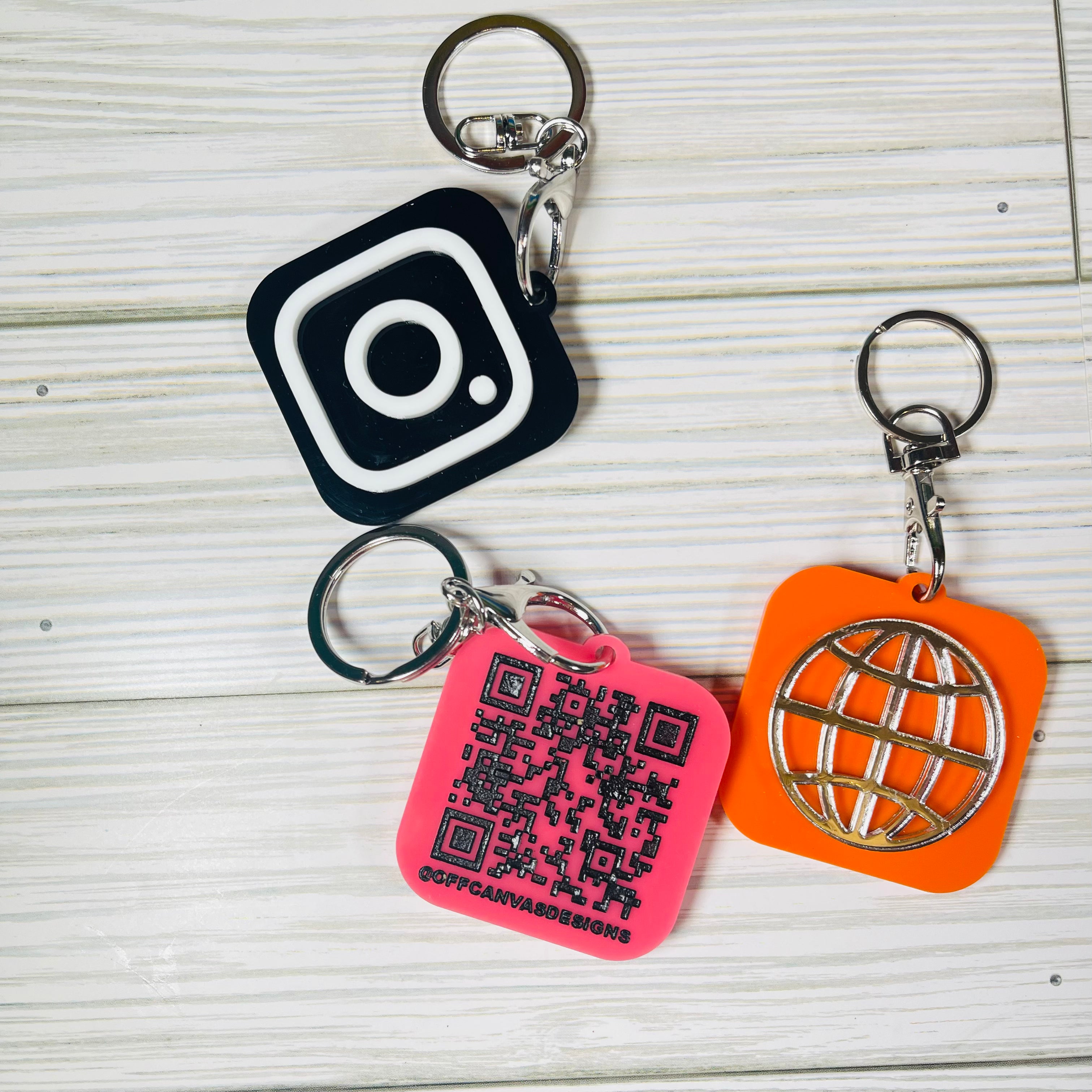 QR Code Keychain Main image