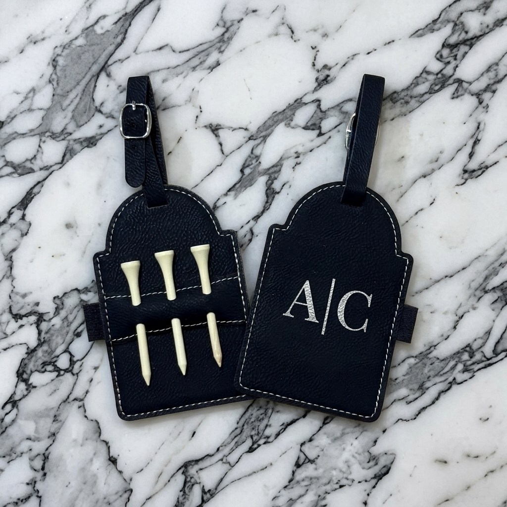 Personalized Leatherette Golf Bag Tag Main image