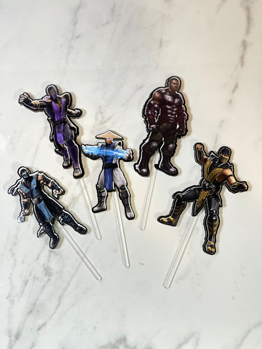 Cardstock Mini Cake Toppers