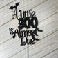 Glitter Cardstock Cake Topper - Single Layer