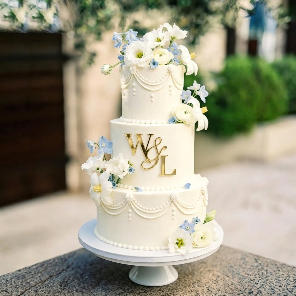 Initials Cake Charm Main image