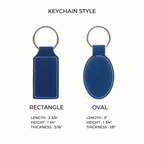 Leatherette Keychains