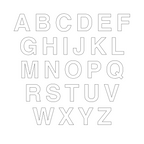 Acrylic Letter Cake Stencil