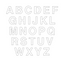 Acrylic Letter Cake Stencil