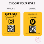 Mini QR Sign
