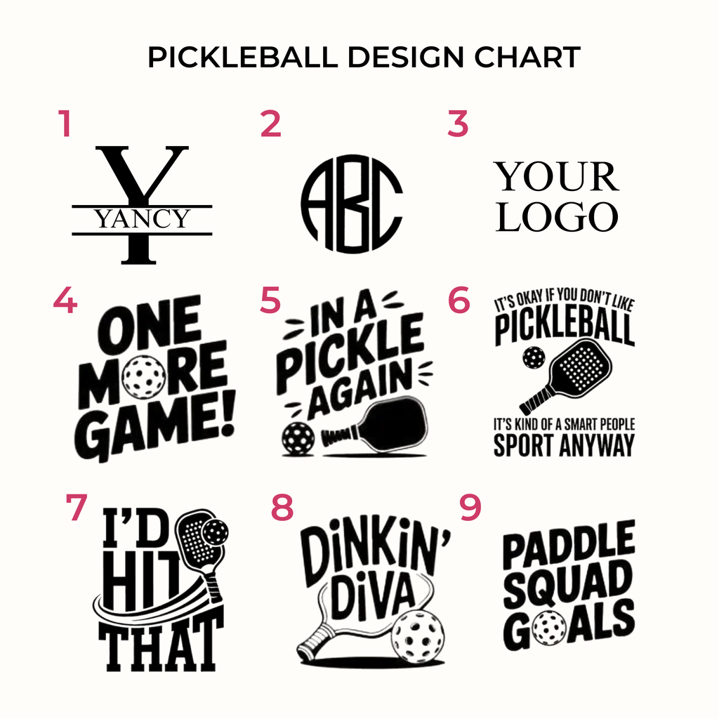 Custom Wooden Pickleball Paddle Set