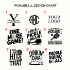 Custom Wooden Pickleball Paddle Set
