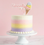 Personalized Theme Acrylic Double Layer Topper - (w/ image)