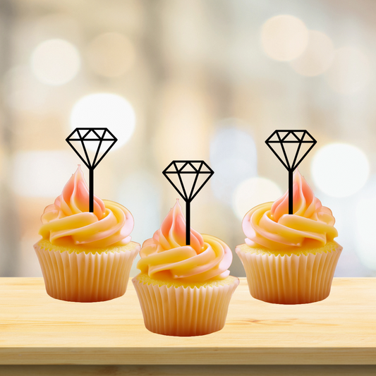 Acrylic Cupcake Toppers - Single Layer (Images Only)