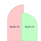 Double Arched Bar Menu Sign